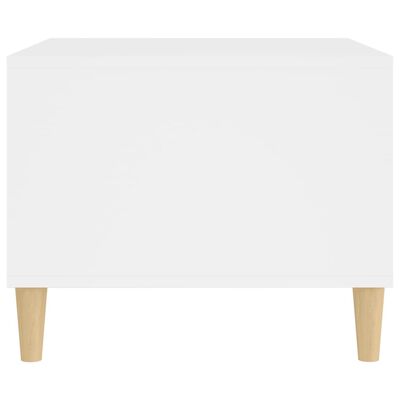 vidaXL Măsuță de cafea, alb, 60x50x40 cm, lemn compozit