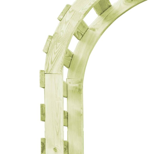 vidaXL Pergolă de grădină, 130 x 60 x 230 cm, lemn de pin tratat