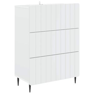 vidaXL Dulap cu sertare Alb 66 x 34,5 x 92 cm Lemn prelucrat