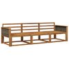 vidaXL Set de canapele de exterior 3 pcs natural Lemn Solid de Acacia