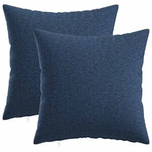 vidaXL Husă pentru pernă 2 buc. HEERLEN albastru 30 x 30 cm Țesătură