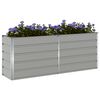 vidaXL Jardinieră Gri deschis 480 x 50 x 45 cm Oțel Galvanizat