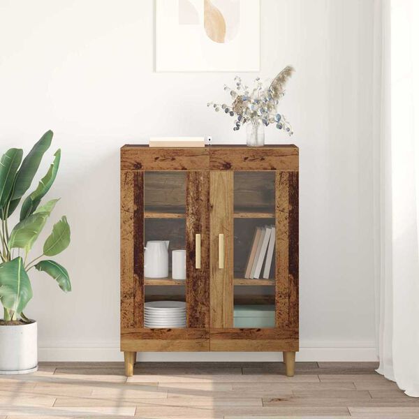 vidaXL Bufet Lemn Vechi 69,5 x 34 x 90 cm Lemn compozit