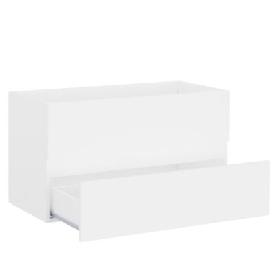 vidaXL Dulap de chiuvetă, alb, 80x38,5x45 cm, PAL