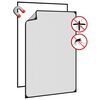 vidaXL Plasă insecte magnetică pentru ferestre, antracit, 80x120 cm
