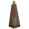 Luxform Corp iluminat ambiental cu LED, baterie, &bdquo;Pyramid&rdquo; 45 cm cupru