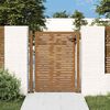 vidaXL Poartă de grădină 100x125 cm, oțel Corten, design pătrat