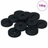 vidaXL potrivit pentru șaibe plate 36000 buc. Negru &empty;15 x 3 mm