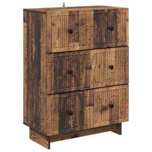 vidaXL Dulap cu sertare Lemn vechi 66 x 34,5 x 90 cm Lemn prelucrat
