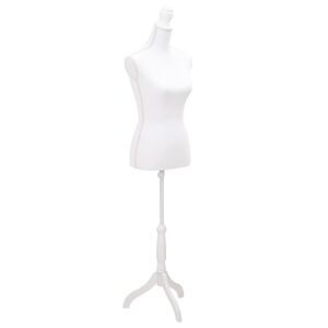 vidaXL Manechin bust pentru dame, alb