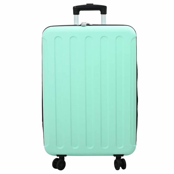 vidaXL Valiză cu blocare Verde mentă 43 x 27 x 66 cm Plastic ABS