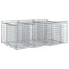 vidaXL Pat ridicat din gabion 150 x 100 x 60 cm Oțel Galvanizat