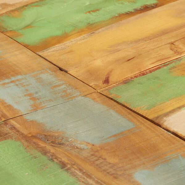 vidaXL Masă de bucătărie, 175x75 cm, lemn masiv reciclat, rotundă