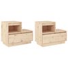 vidaXL Noptiere, 2 buc., 60x34x51 cm, lemn masiv de pin