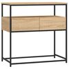 vidaXL Masă consolă din stejar Sonoma, 75x40x75 cm, lemn stratificat