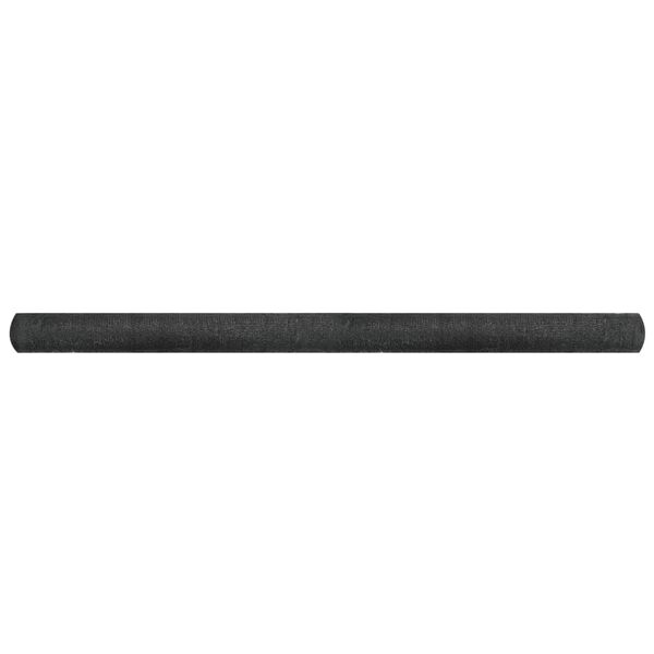 vidaXL Plasă protecție vizuală, negru, 2x25 m, HDPE