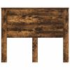 vidaXL Tăblie cap cu headboard Stejar fumuriu 120 cm Lemn compozit