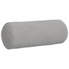 vidaXL Perne Bolster 2 pcs Gri deschis Ø 15 x 40 cm
