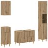 vidaXL Set de dulapuri pentru baie, 4 piese ARNHEM Stejar Artizanal