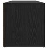vidaXL Set comodă TV Pe perete Negru 72 x 35 x 37 cm Lemn compozit