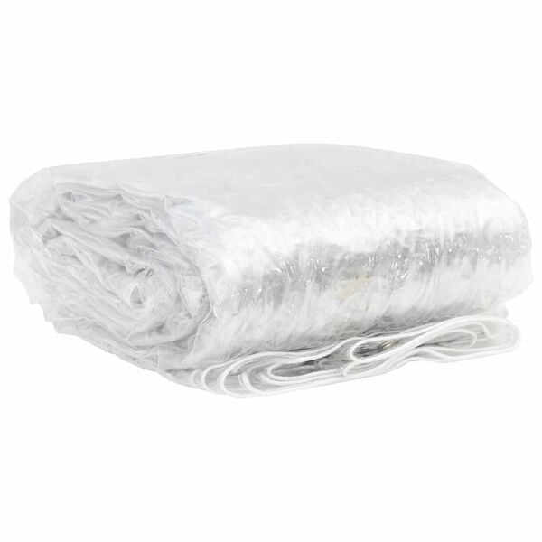 vidaXL Prelata transparenta cu ochiuri 2x8 m PVC