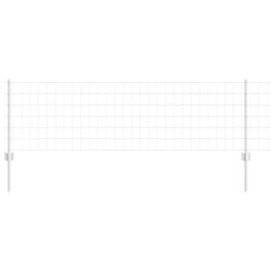 vidaXL Gard cu St&acirc;lp Argintiu