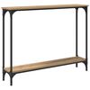 vidaXL Masă de consolă Stejar Artizanal 100 x 22,5 x 75 cm