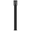 vidaXL Lampă exterioară de podea, negru, 110 cm, oțel inoxidabil