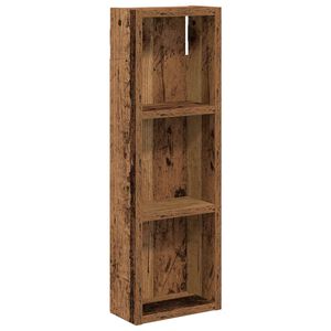 vidaXL Dulap de perete pentru baie Lemn vechi 20 x 10 x 60,5 cm