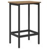 vidaXL Scaun de bar Stejar Artizanal 40 x 32 x 64 cm Lemn prelucrat
