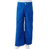 Pantaloni pentru copii, velur, albastru cobalt 140