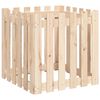 vidaXL Jardinieră grădină design gard, 60x60x60 cm, lemn masiv de pin