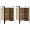 vidaXL Dulap de noapte 2 buc. Stejar Sonoma 40 x 30 x 60 cm