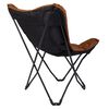 Bo-Camp Scaun fluture pliant pentru camping "Himrod", maro