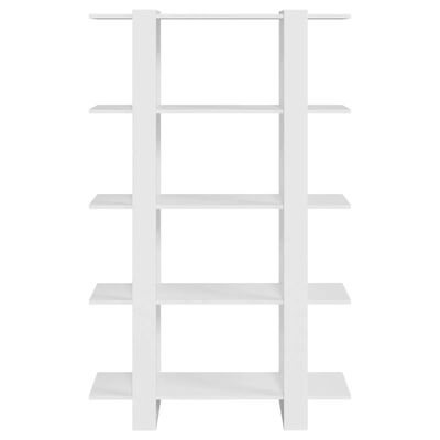 vidaXL Bibliotecă/Separator cameră, alb, 100x30x160 cm