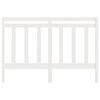 vidaXL Tăblie de pat, alb, 141x4x100 cm, lemn masiv de pin