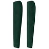 vidaXL Tăblie pat cu aripioare verde &icirc;nchis 163x23x118/128 cm catifea