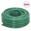 vidaXL Furtun de grădină cu set de racorduri, verde, 0,75", 10 m, PVC