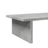 vidaXL Suport de monitor, gri beton, 100x27x15 cm, lemn prelucrat