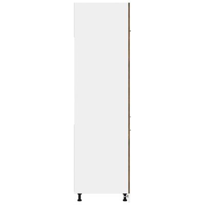 vidaXL Dulap de frigider, stejar fumuriu, 60x57x207 cm, lemn prelucrat