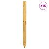 vidaXL St&acirc;lpi de Gard 15 buc. Verde 60 cm Lemn masiv de pin