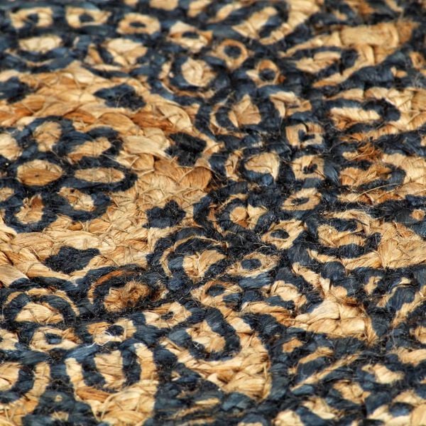 vidaXL Naproane, 6 buc., albastru &icirc;nchis, 38 cm, iută, rotund