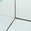 vidaXL Acvariu cu depozitare Transparent 80 x 20 x 20 cm Sticlă