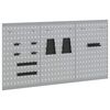 vidaXL Panou de Perete pentru Unelte 3 buc. Gri 150 x 1 x 80 cm