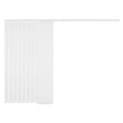 vidaXL Jaluzele verticale din material textil, 120 x 250 cm, alb