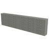 vidaXL Perete gabion cu capace, 600 x 50 x 150 cm, oțel galvanizat