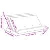 vidaXL Raft pentru reviste Lemn vechi 65 x 53 x 28,5 cm Lemn compozit