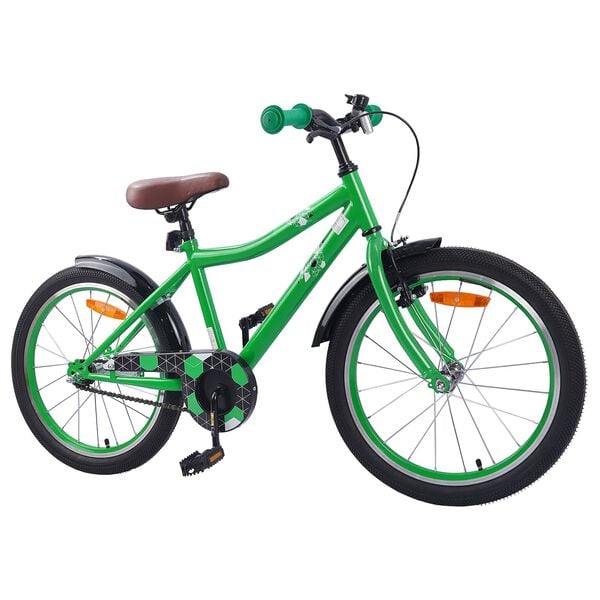 vidaXL Bicicletă pentru Copii 18 Inci pentru 5-7 ani Verde