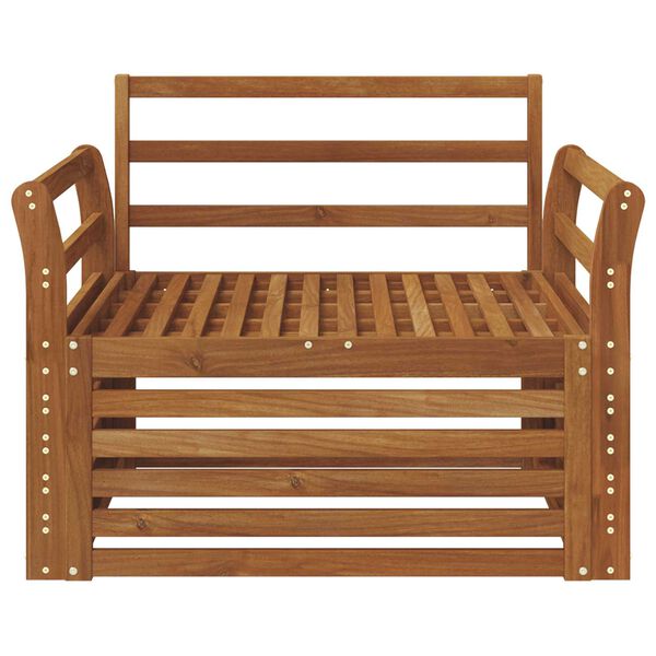 vidaXL 2 Bucată Sofa cu Brațe natural
