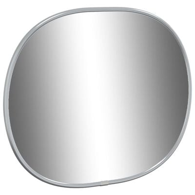 vidaXL Oglindă de perete, argintiu, 30x25 cm